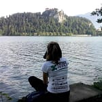 Marija Milanović, jezero Bled, Slovenija